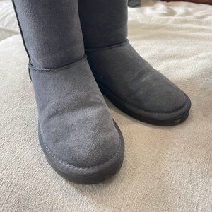 ZGR Boots Grey mid-Calf 8